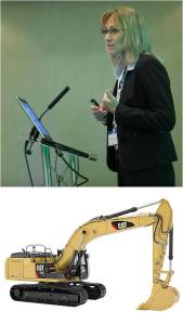 Dr Lou Balmer-Millar at the FPC 2015 & the CAT 366E