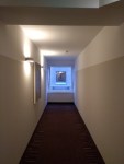 Decorative picture: view along hotel corridor
